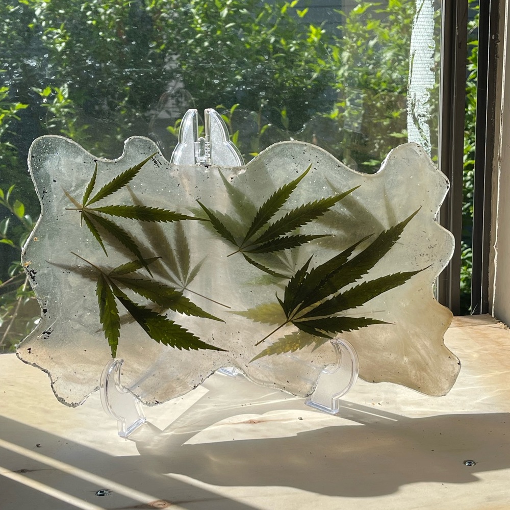 420 epoxy tray/art piece - air elemental #1